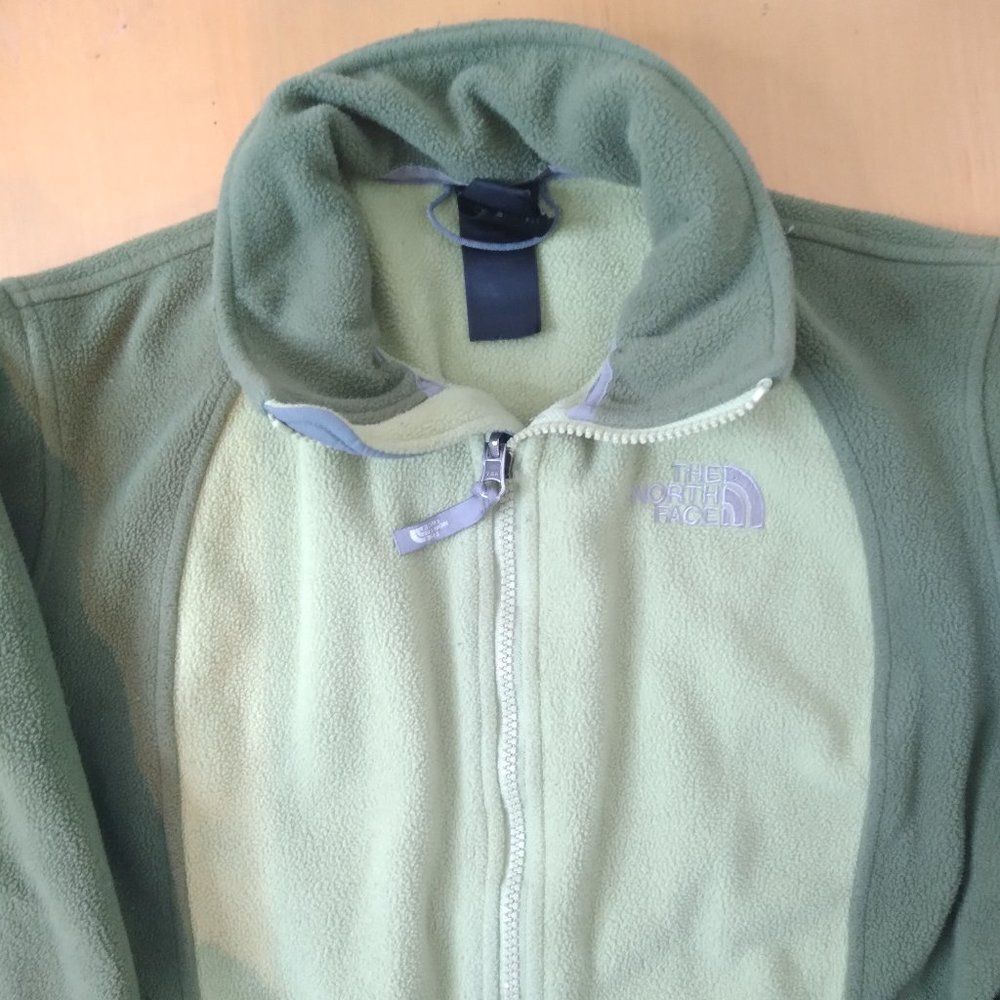 North Face Two Tone Zipper Fleece Jacket